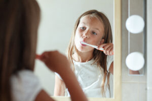 shirley brushing and flossing